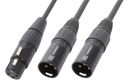 CX140 Cable Splitter XLR fem-2 XLR male
