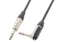 CX78-3 6.3 Stereo Jack - 6.3 Stereo Right-Angle Jack