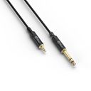 CX82-1 Cable 3.5 Stereo- 6.3 Stereo 1.5m