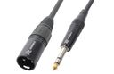 CX44-1 Cable XLR male-6.3 Stereo 1.5m