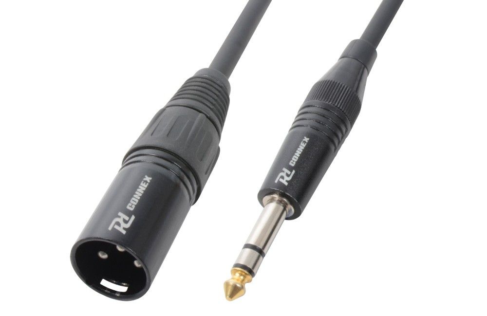CX139 Cable Converter XLR Male - 6,3ST.Jack Black