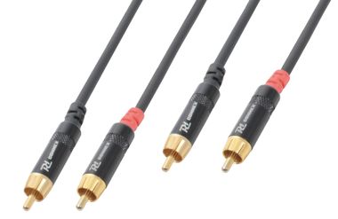 CX94 Cable 2x RCA Male - 2x RCA Male  Black