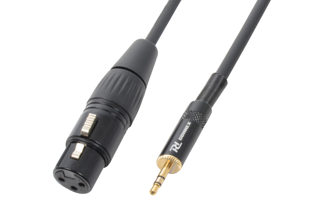 CX50 Cable XLR Female - 3,5mm Stereo Black