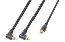 CX142 Cable 2x RCA Male - 1x RCA Female 0,3M