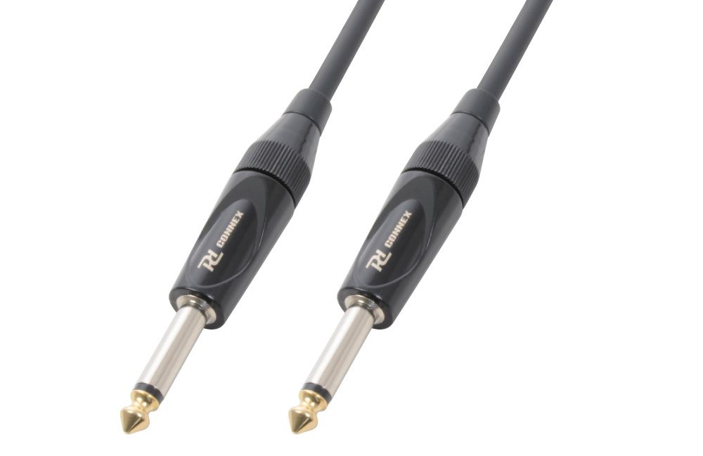 CX118 Guitar Cable 6.3 Mono - 6.3 Mono  Black