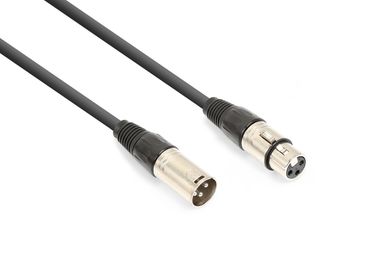 CX310 Cable 3-pin XLR Male-XLR Female  Black