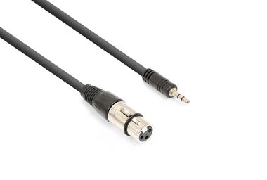 CX320 Cable XLR Female-3.5 Stereo  Black