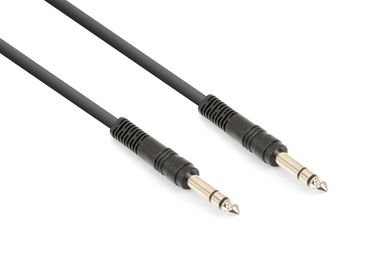 CX326 Cable 6.3mm Stereo- 6.3mm Stereo  Black
