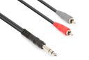 CX328-1 Cable 6.3mm Stereo- 2 RCA Male 1.5m