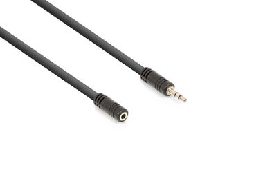 CX338 Cable 3.5mm Stereo Male - 3.5mm Stereo Female  Black