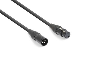 CX106 Cable Converter DMX 3-pin Male - DMX 5-pin Female Adapter