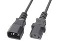 CX18-1 IEC Extension Cable Male - Female 1,0 meter