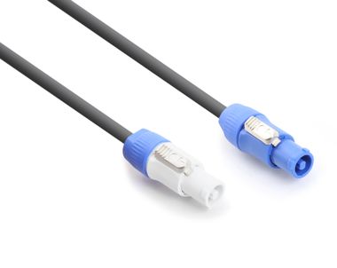 CX15 Powerconnector extension cable M-F  Black