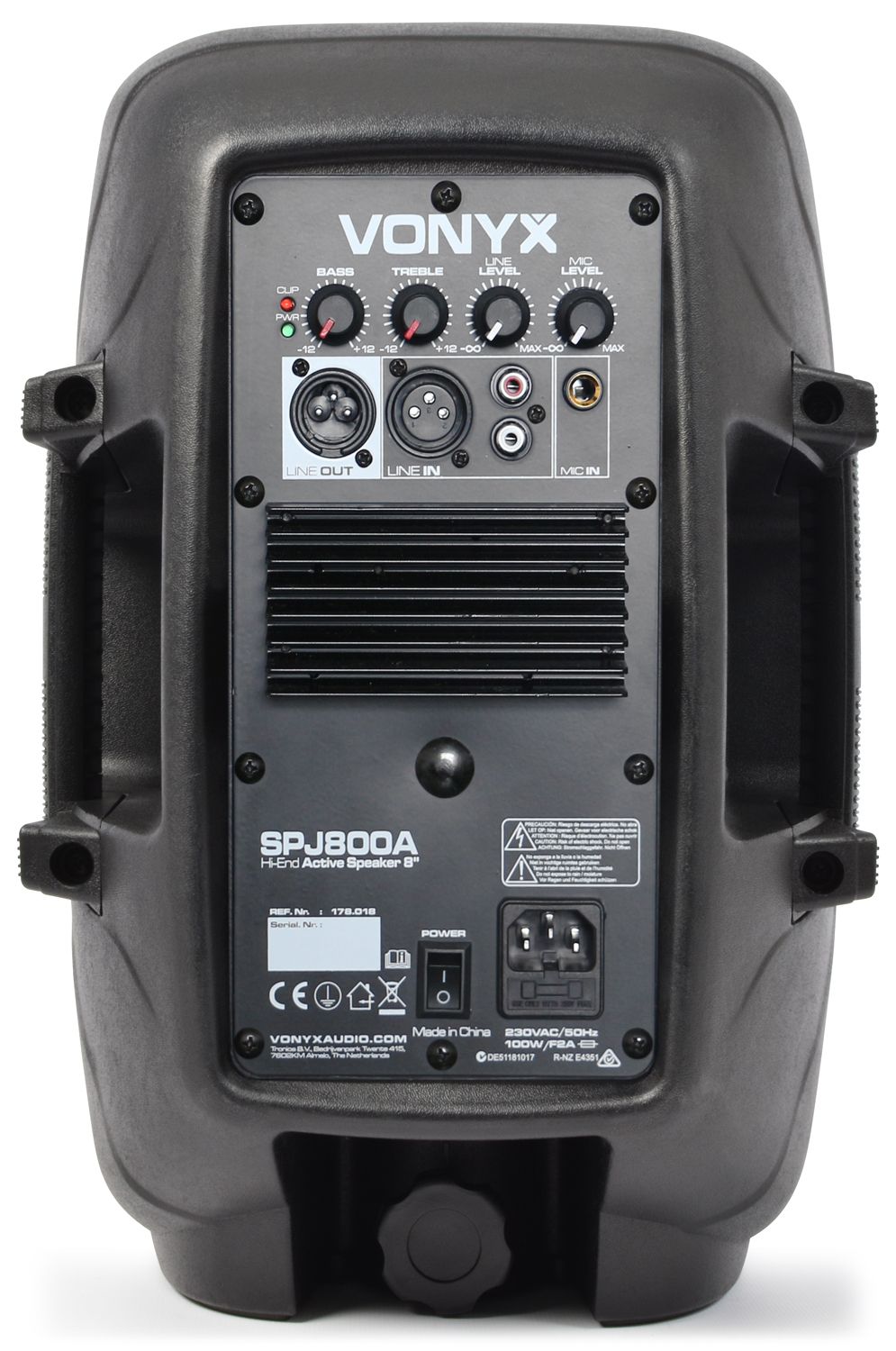 SPJ-800A Hi-End Active Speaker 8" 200W