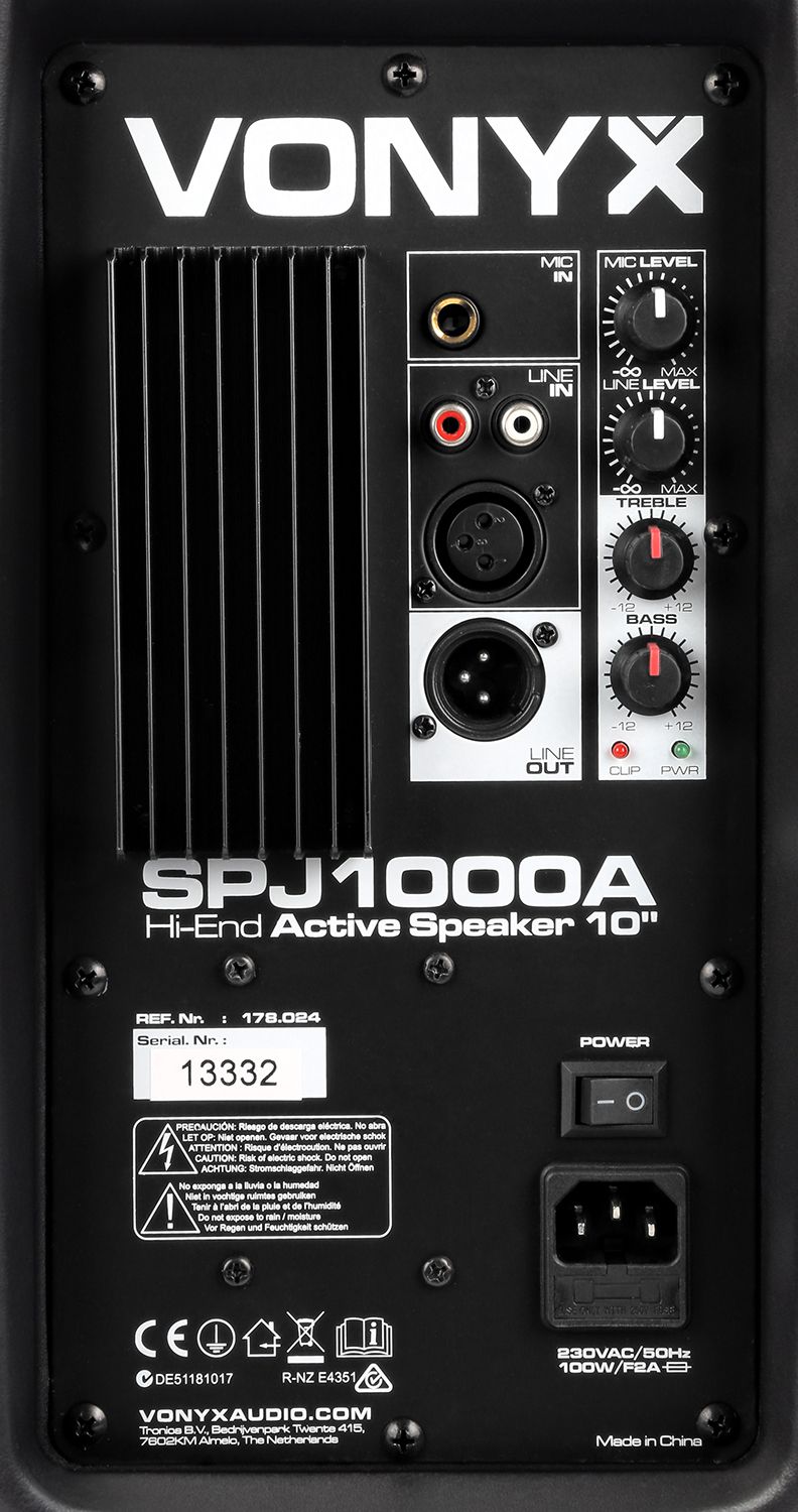 SPJ-1000A Hi-End Active Speaker 10" 400W