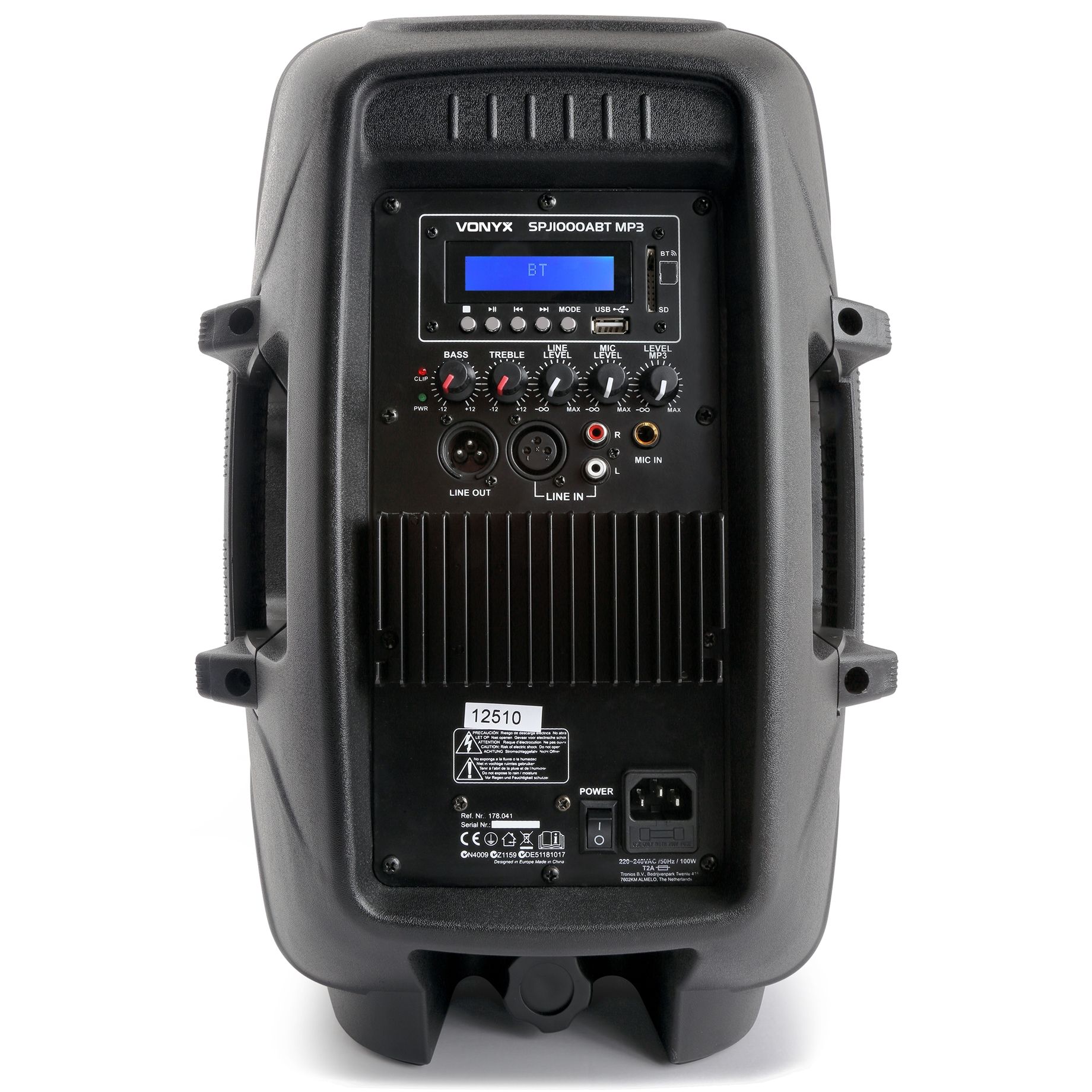SPJ-1000ABT MP3 Hi-End Active Speaker 10''  400W