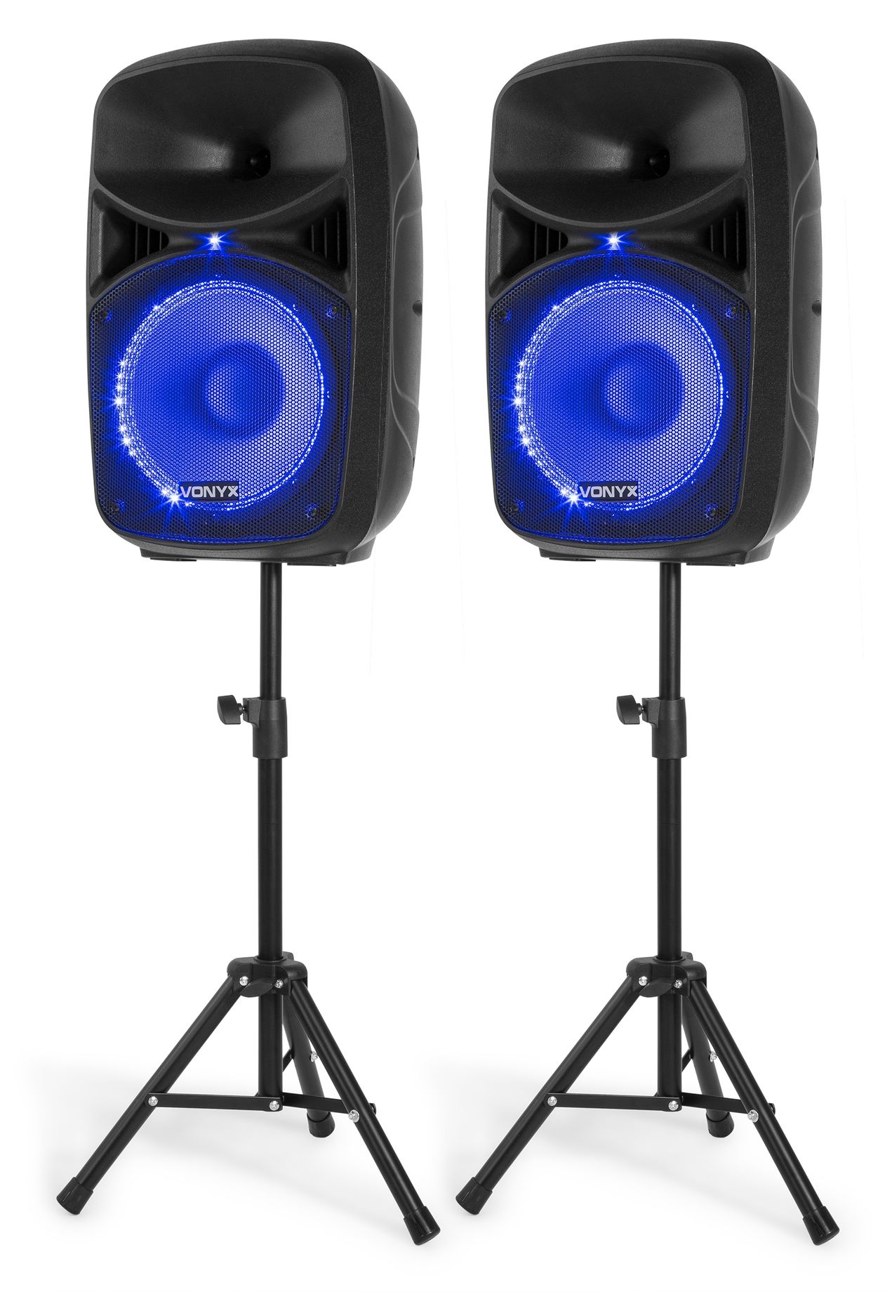 VPS102A Plug & Play 600W Speaker Set with Stands