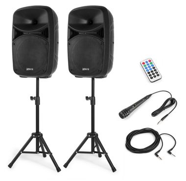 VPS102A Plug & Play 600W Speaker Set with Stands
