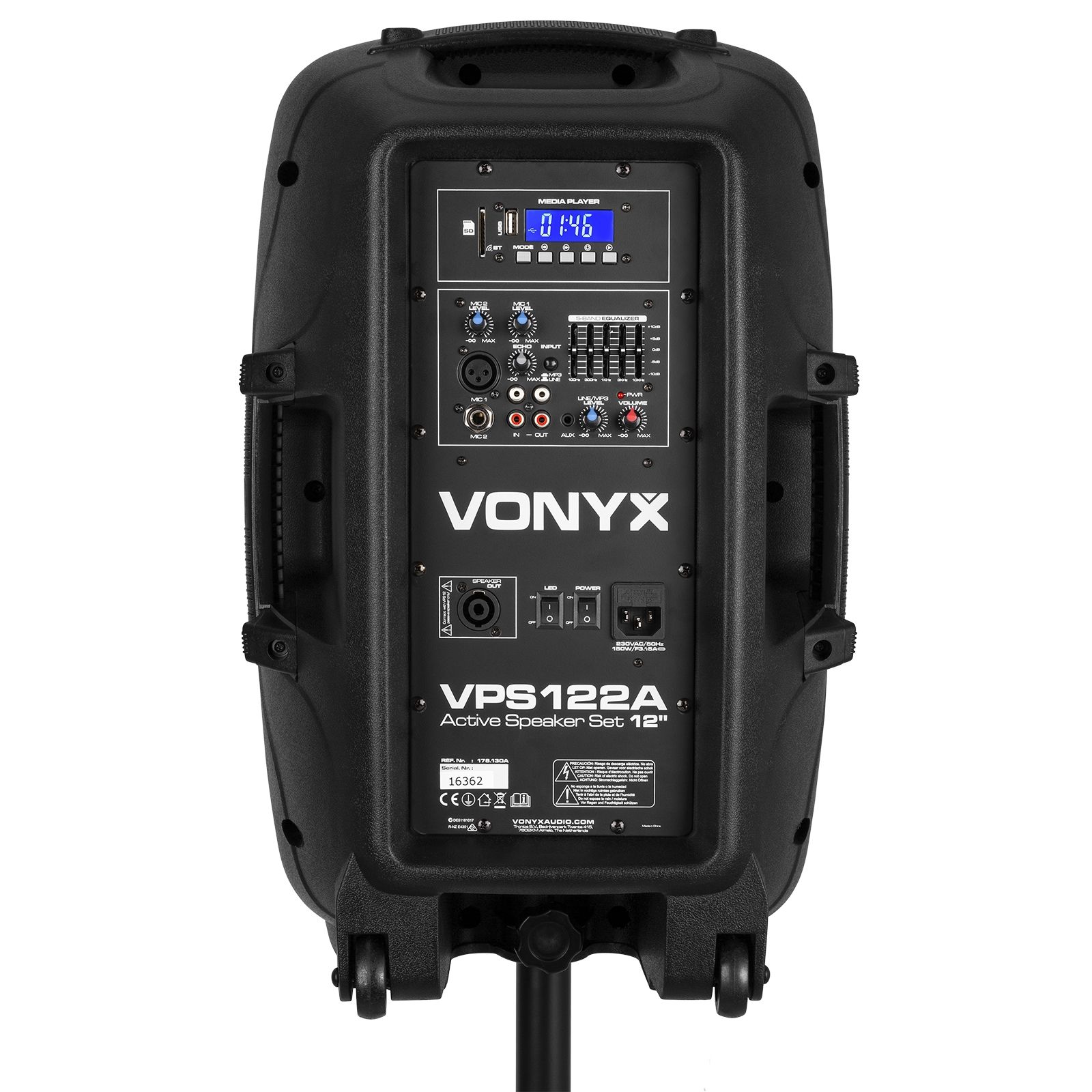 VPS122A Plug & Play 800W Speaker Set with Stands