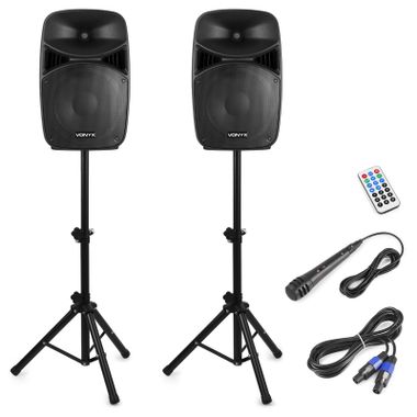 VPS122A Plug & Play 800W Speaker Set with Stands