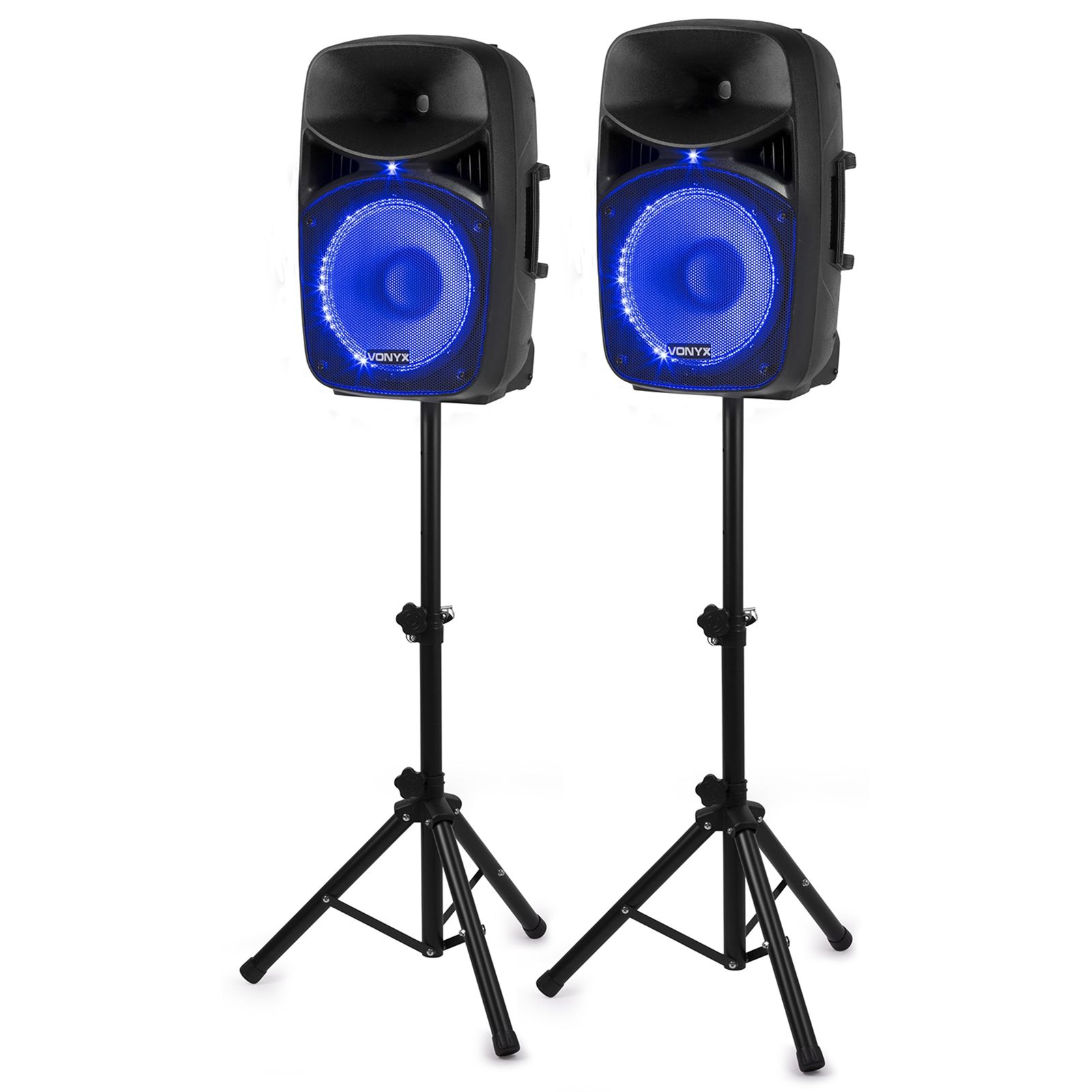 VPS122A Plug & Play 800W Speaker Set with Stands