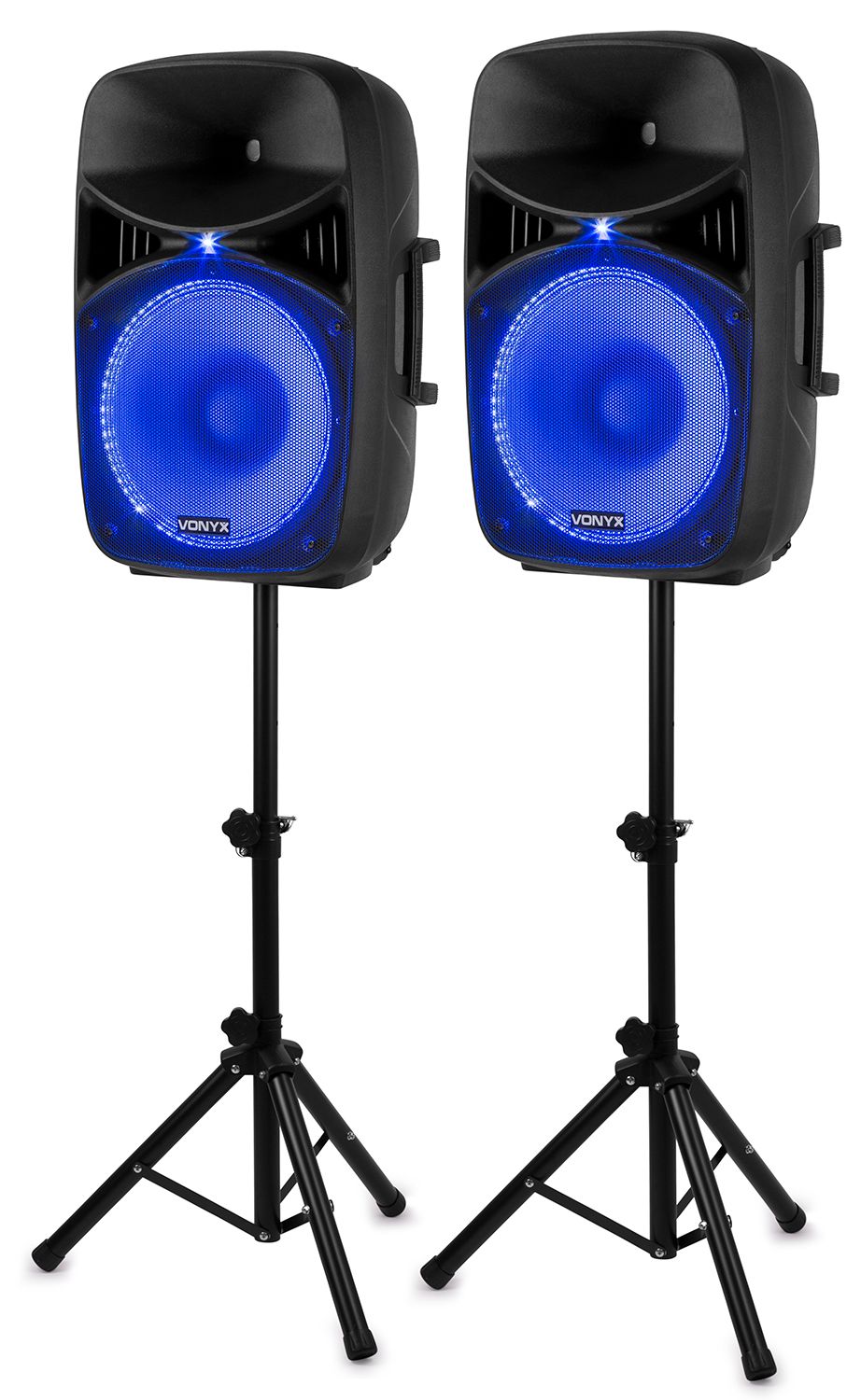 VPS152A Plug & Play 1000W Speaker Set with Stands