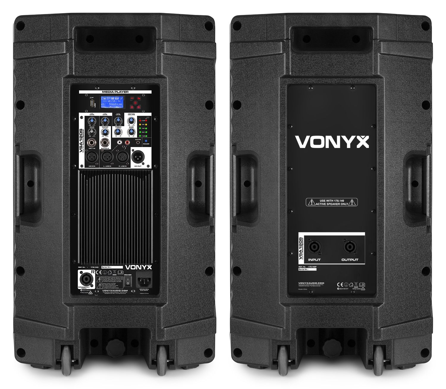 VSA120S Active Stereo Speaker Set 12”