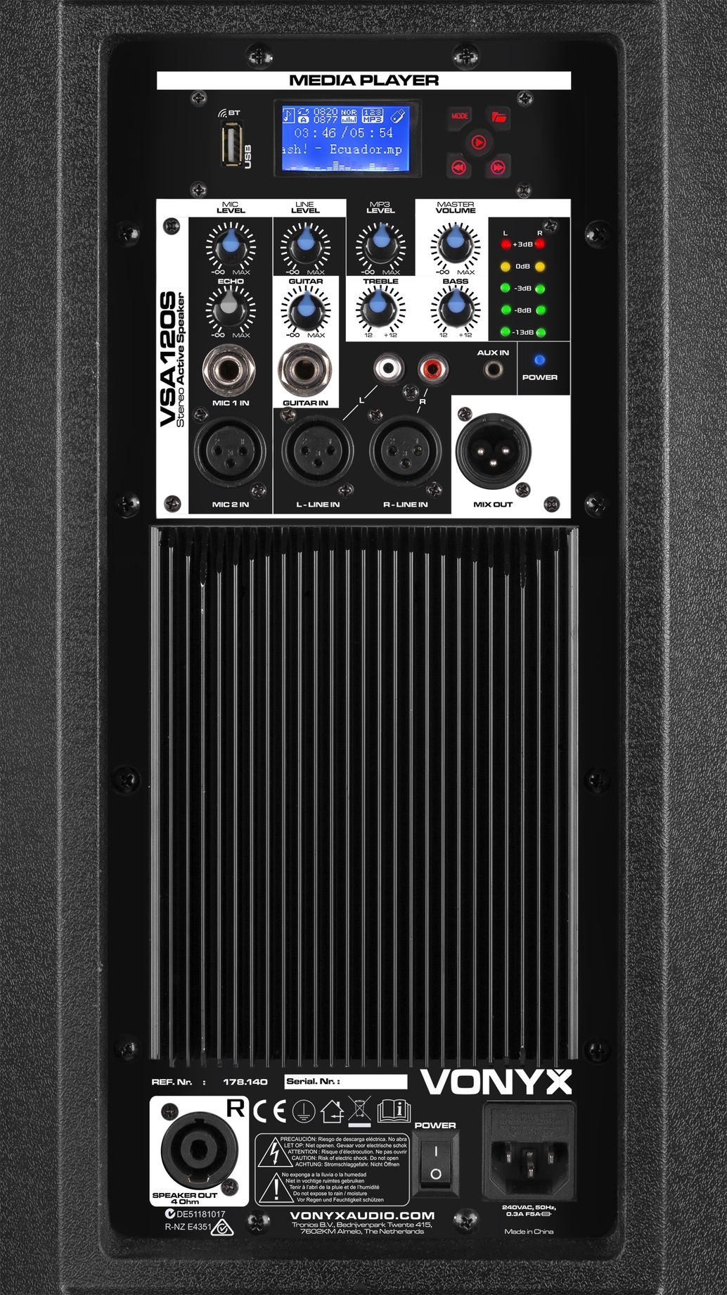 VSA120S Active Stereo Speaker Set 12”