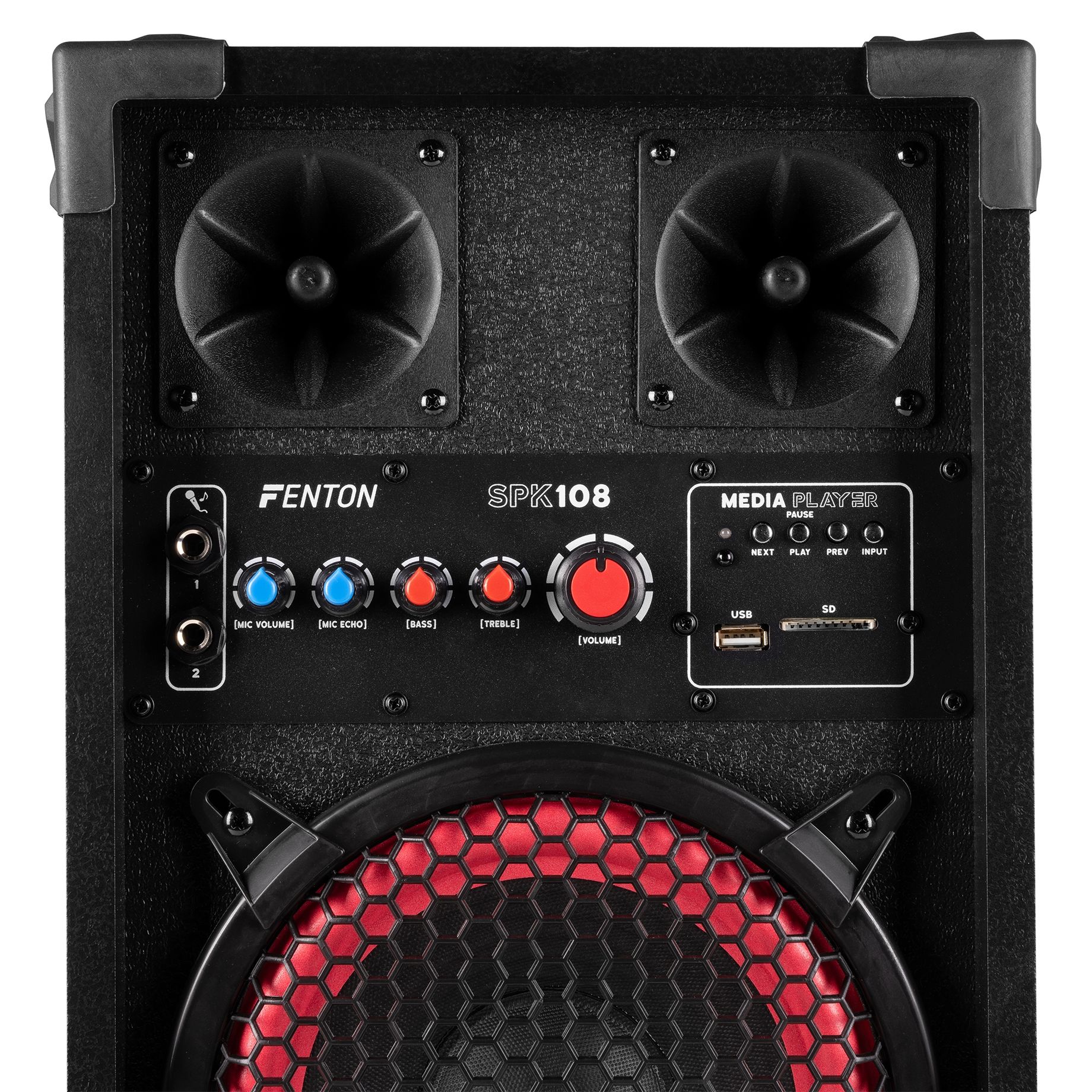 SPK-108 PA Active Speaker Set 8” BT