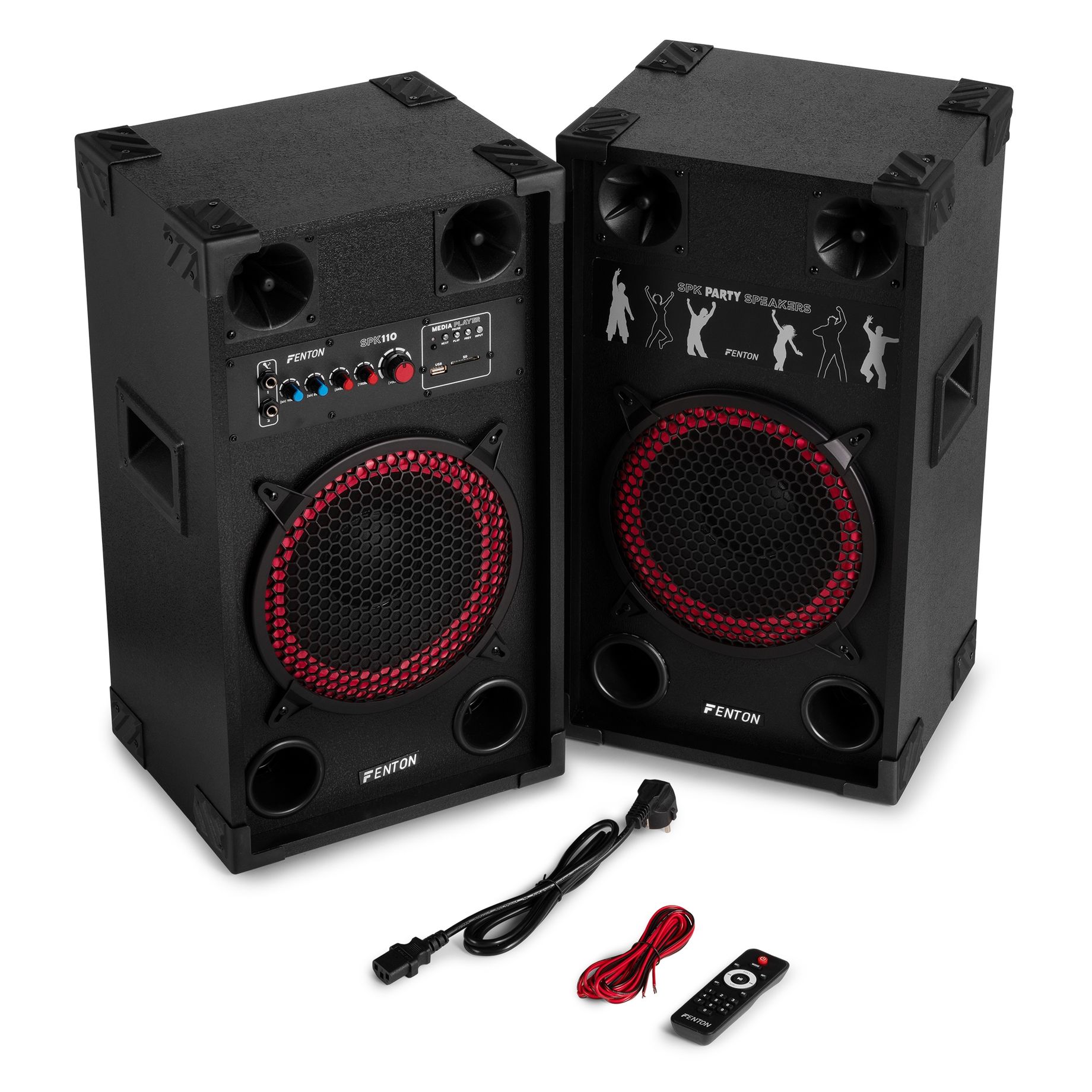 SPK-110 PA Active Speaker Set 10” BT