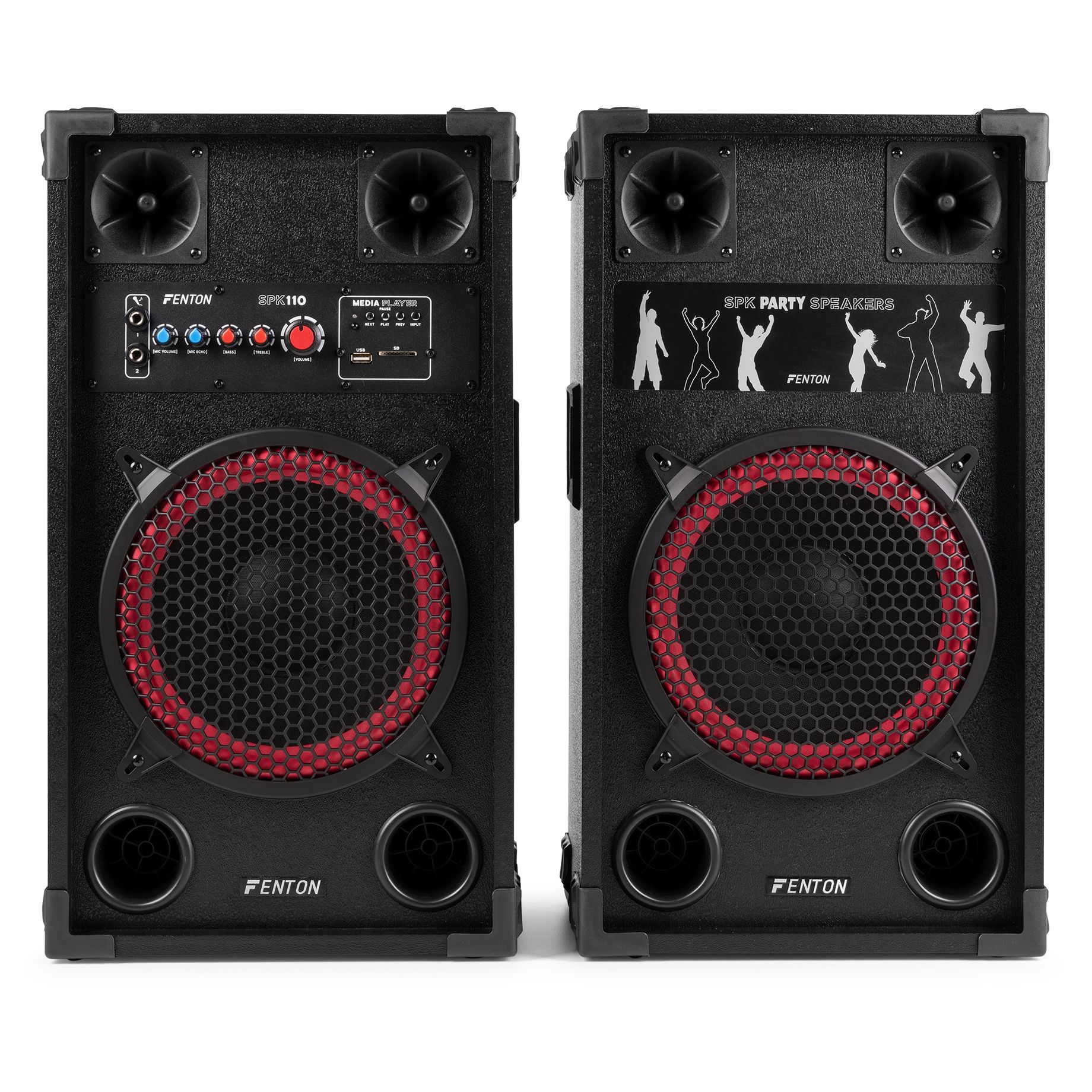 SPK-110 PA Active Speaker Set 10” BT