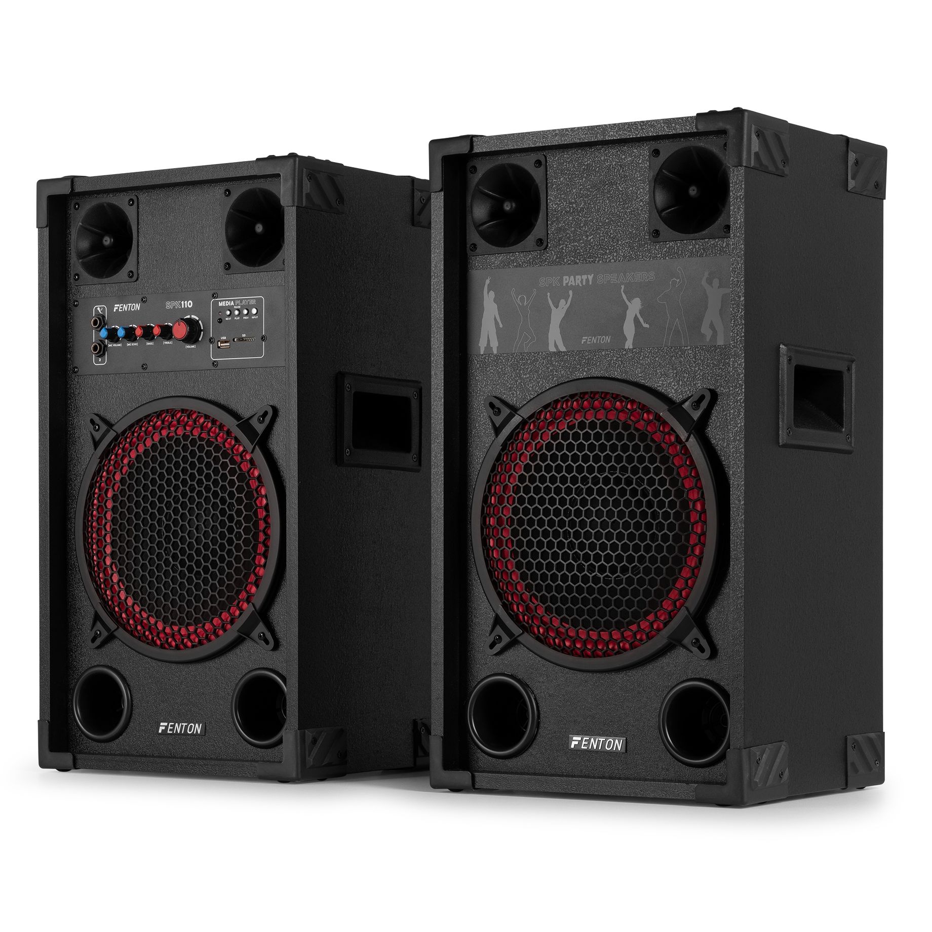 SPK-110 PA Active Speaker Set 10” BT