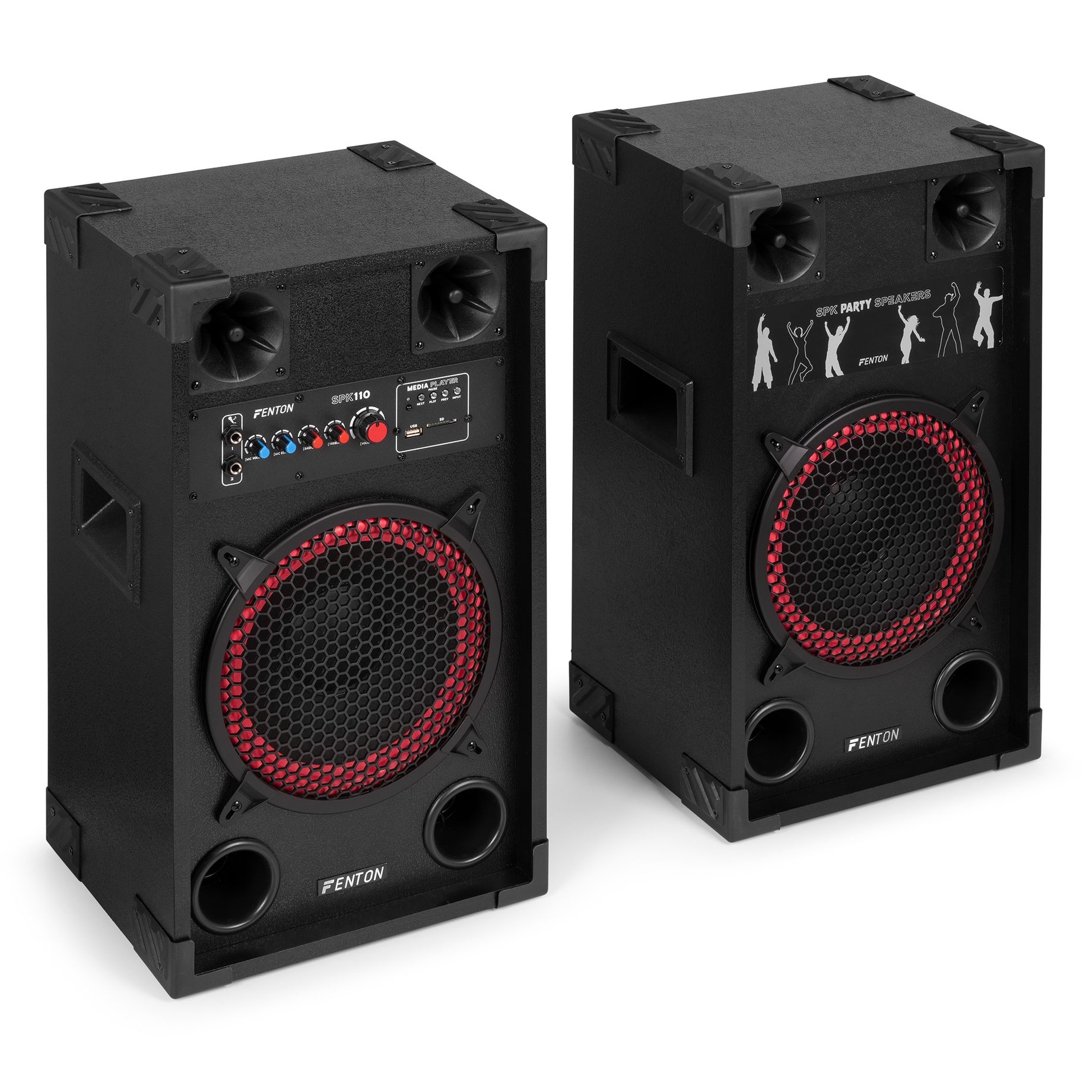 SPK-110 PA Active Speaker Set 10” BT