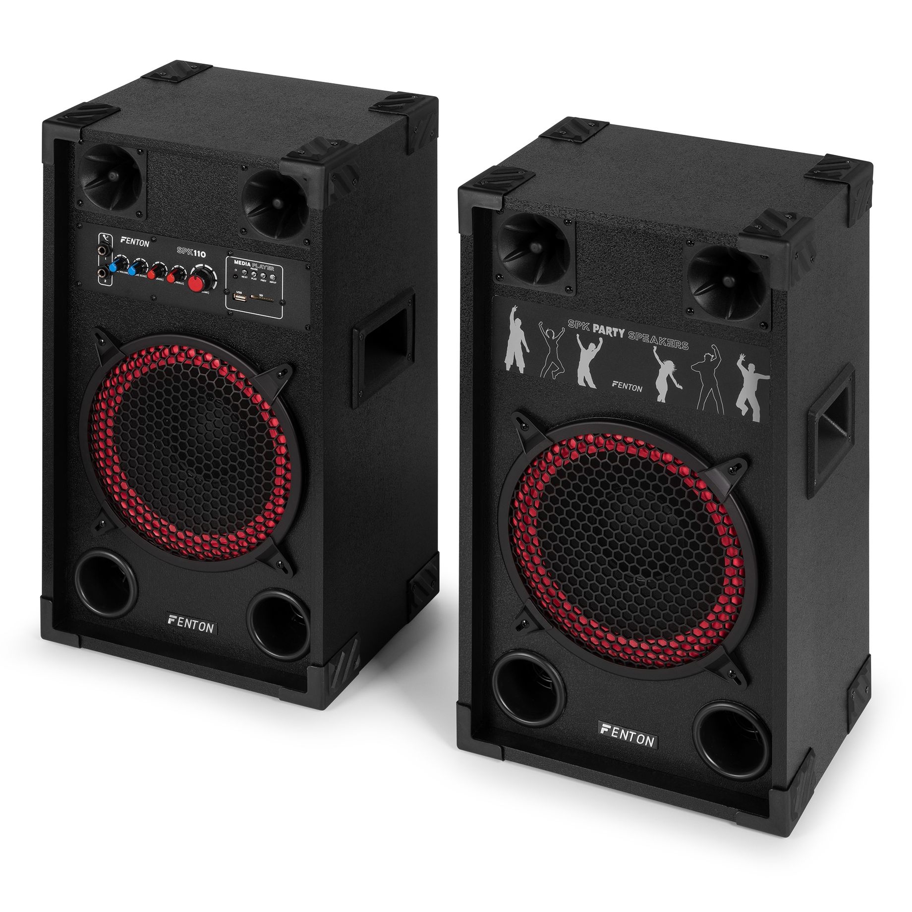 SPK-110 PA Active Speaker Set 10” BT