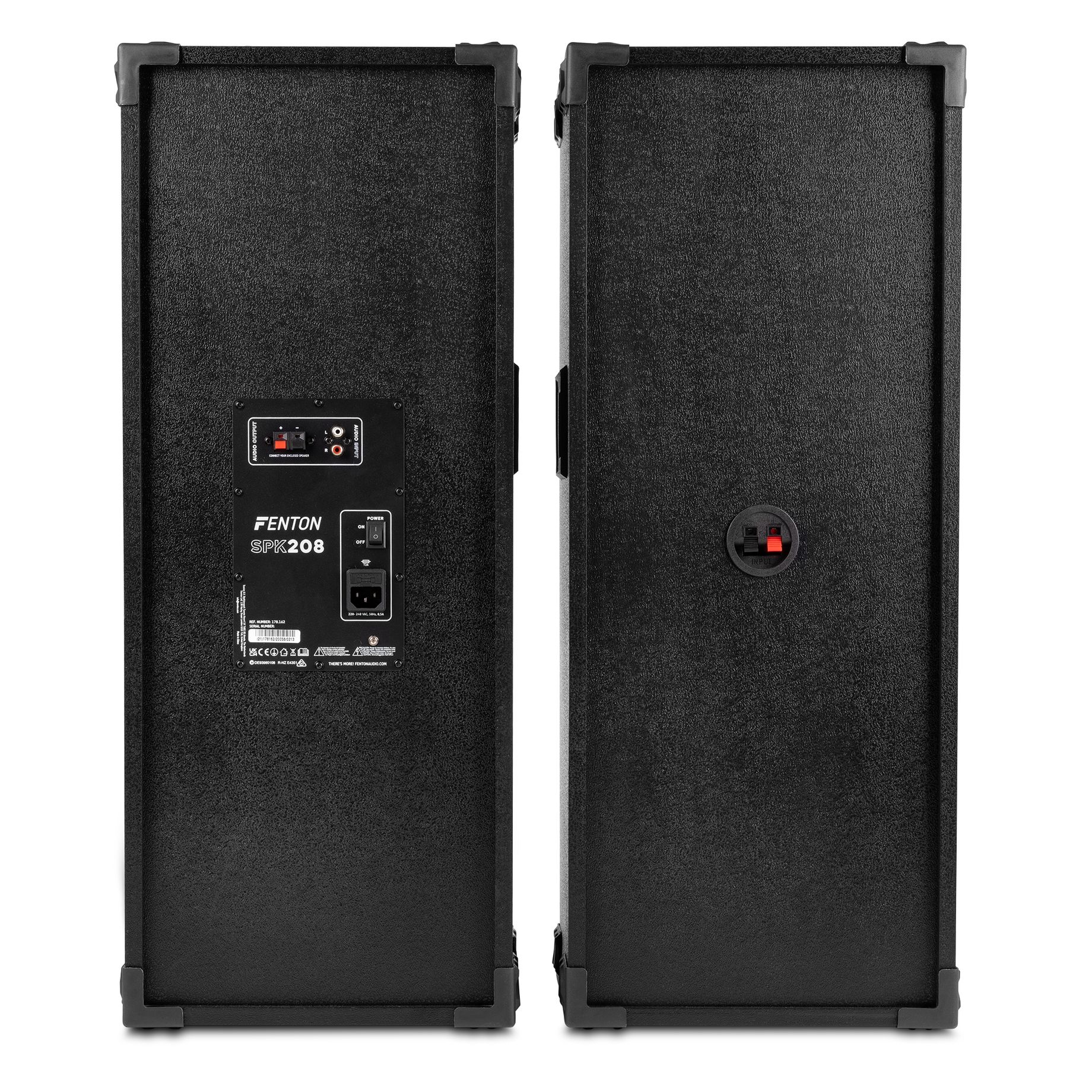 SPK-208 PA Active Speaker Set 2 x  8” BT