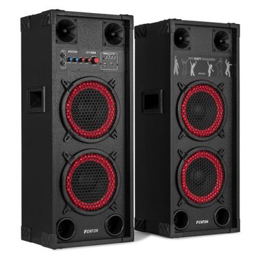 SPK-208 PA Active Speaker Set 2 x  8” BT