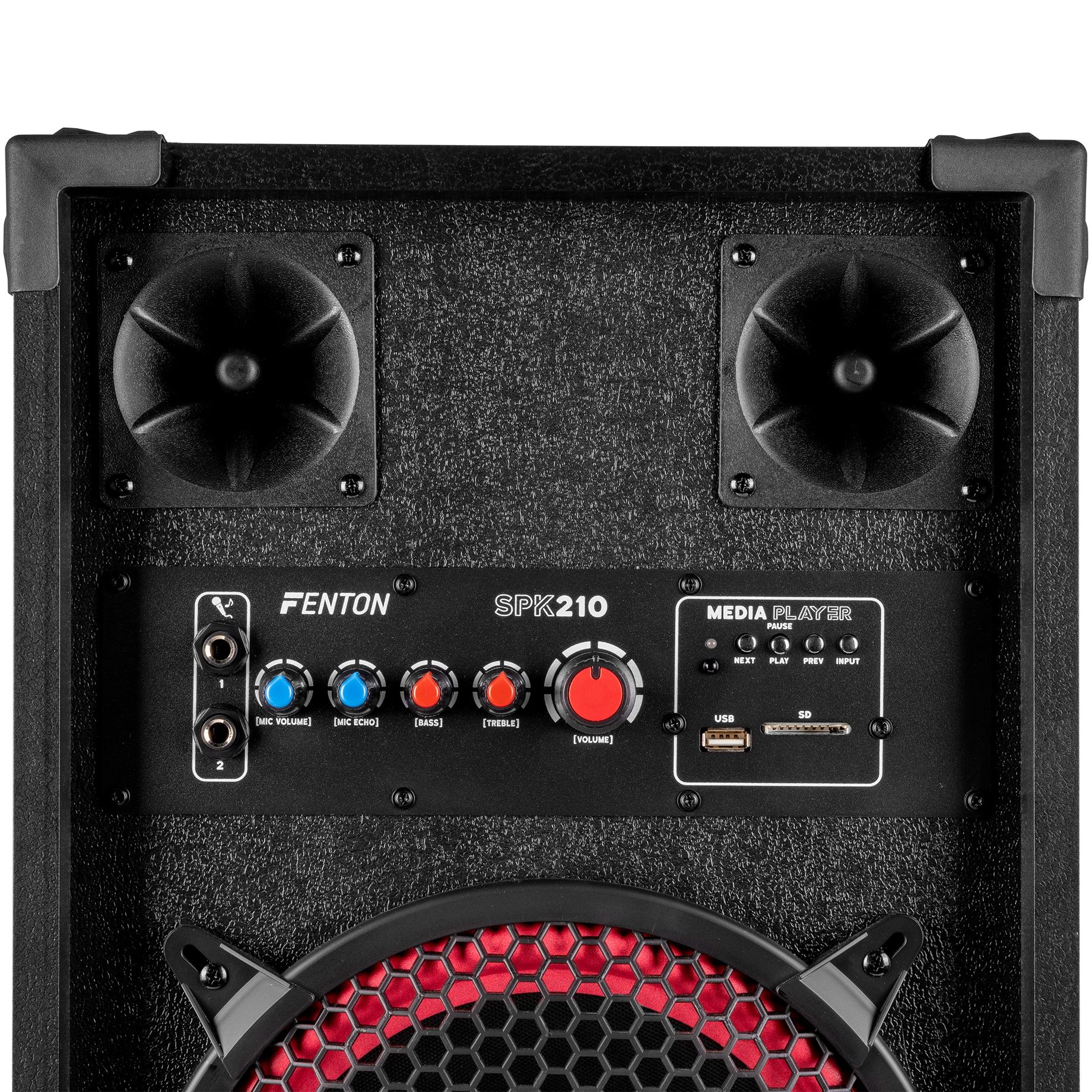 SPK-210 PA Active Speaker Set 2 x 10” BT
