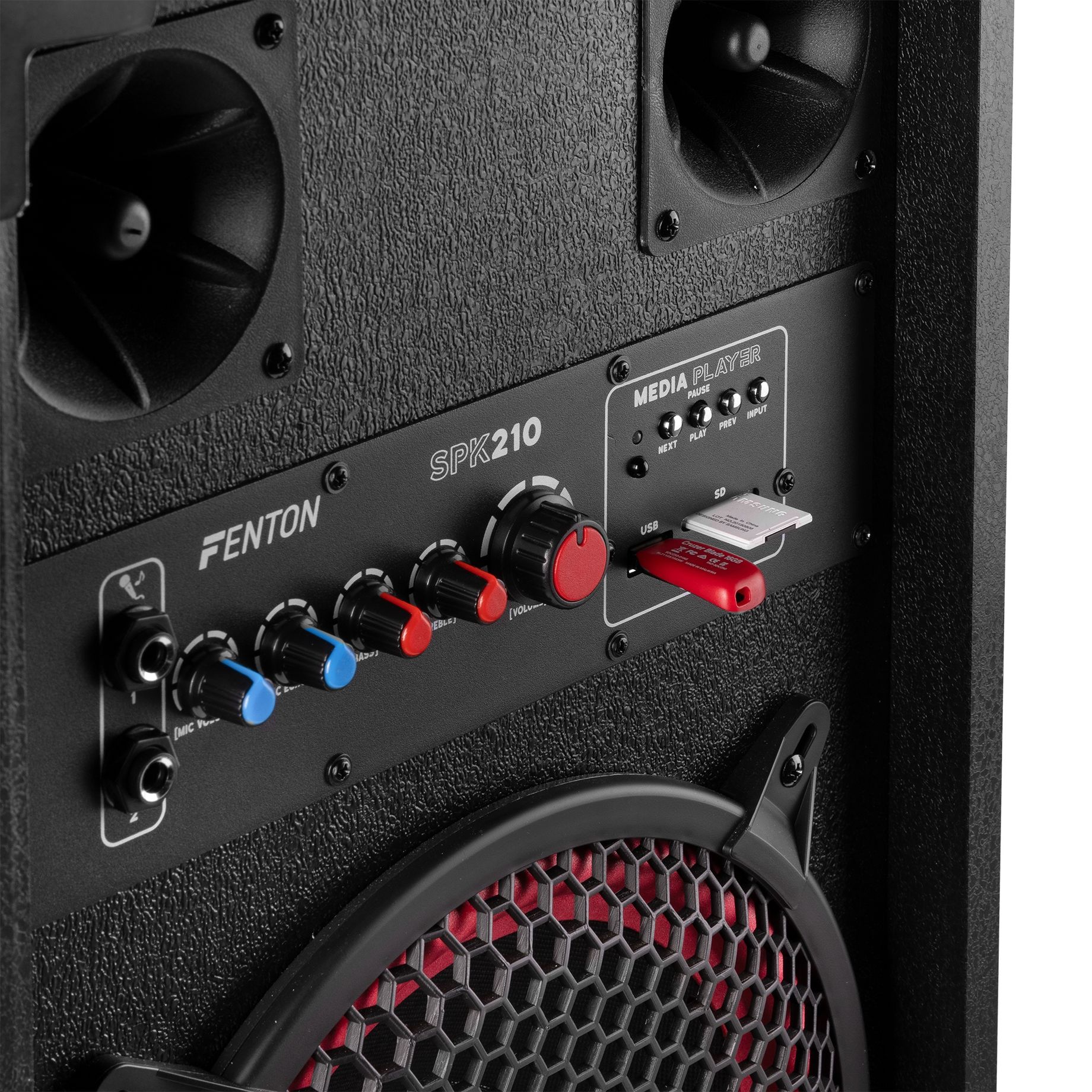 SPK-210 PA Active Speaker Set 2 x 10” BT