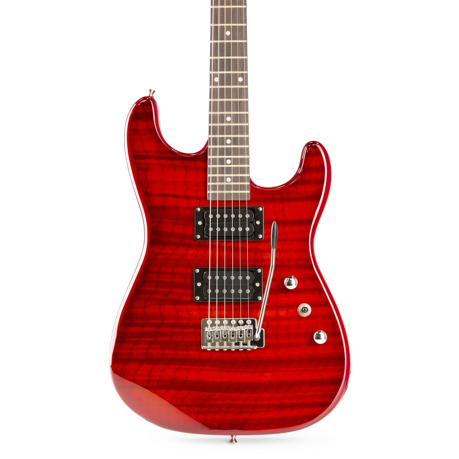 GigKit Electric Guitar Pack Quilted Style Dark Red