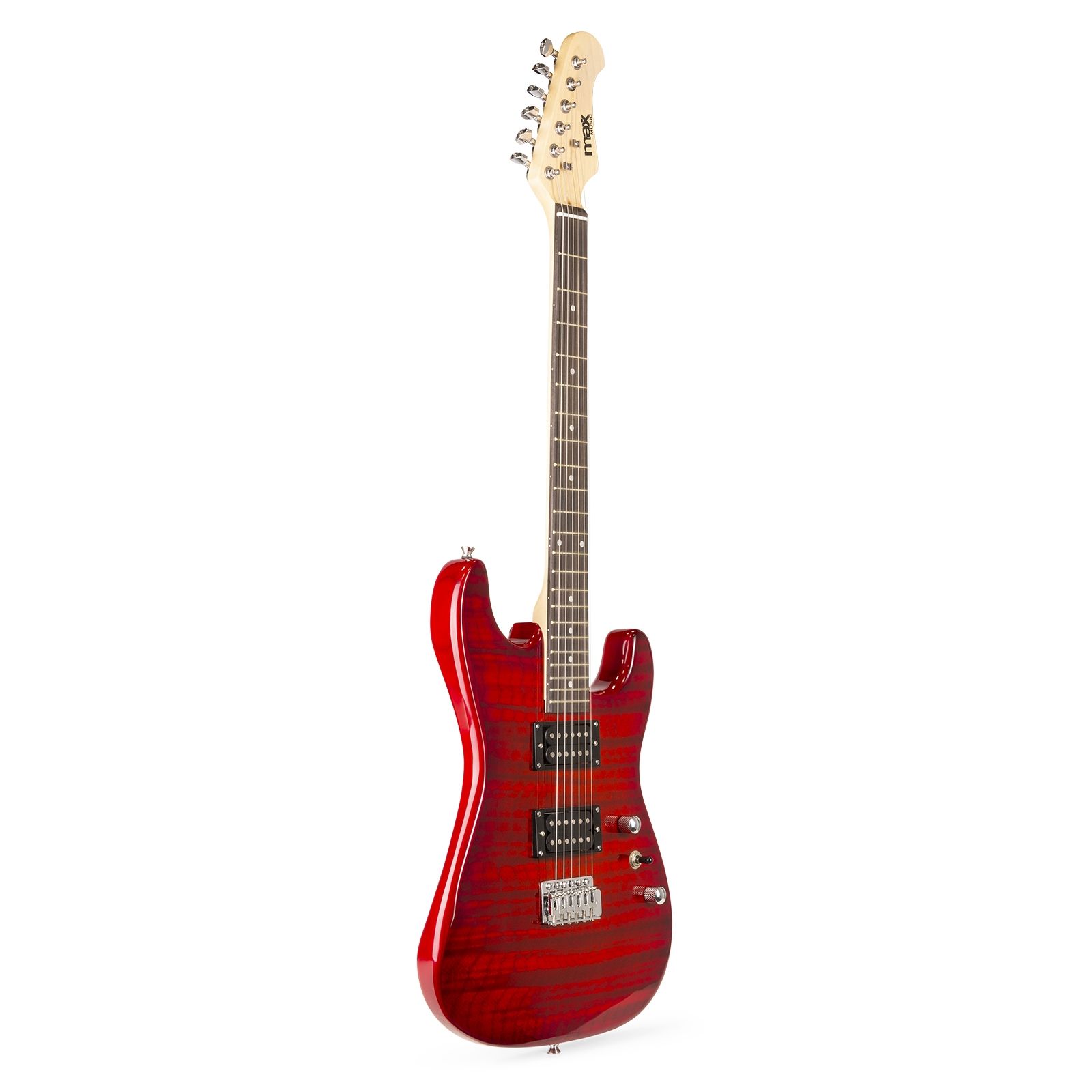 GigKit Electric Guitar Pack Quilted Style Dark Red