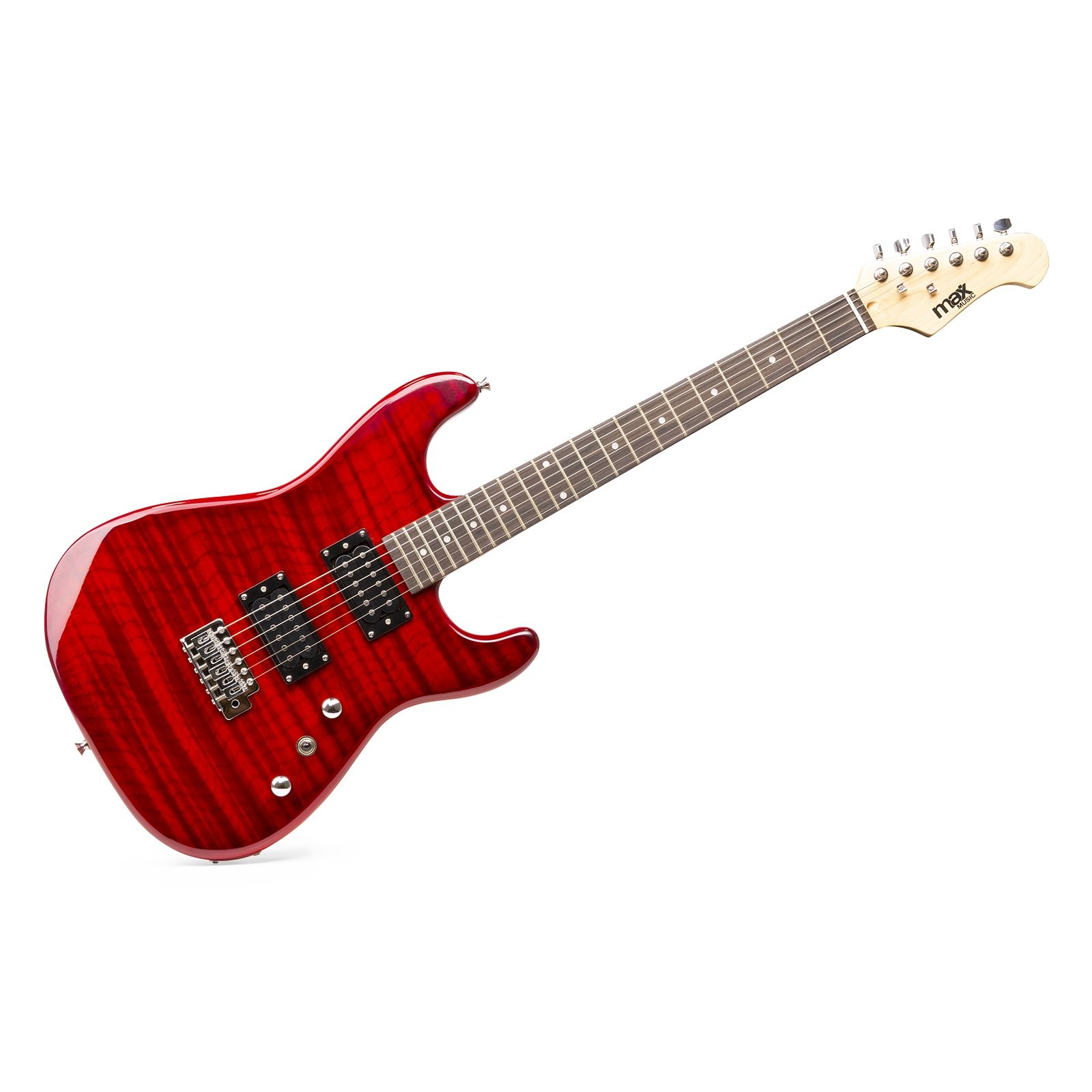 GigKit Electric Guitar Pack Quilted Style Dark Red