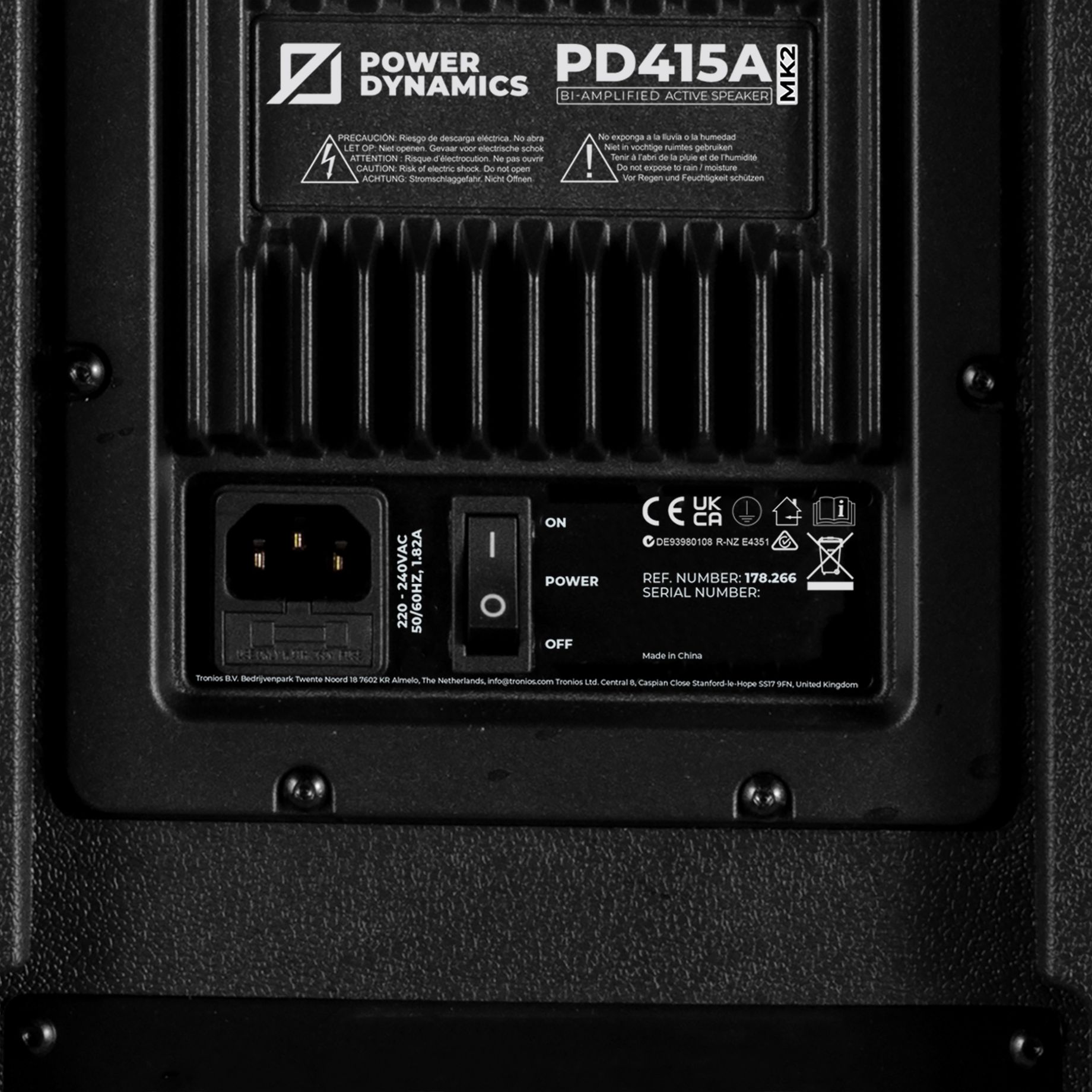 PD415A Bi-amplified Active Speaker 15" 1400W