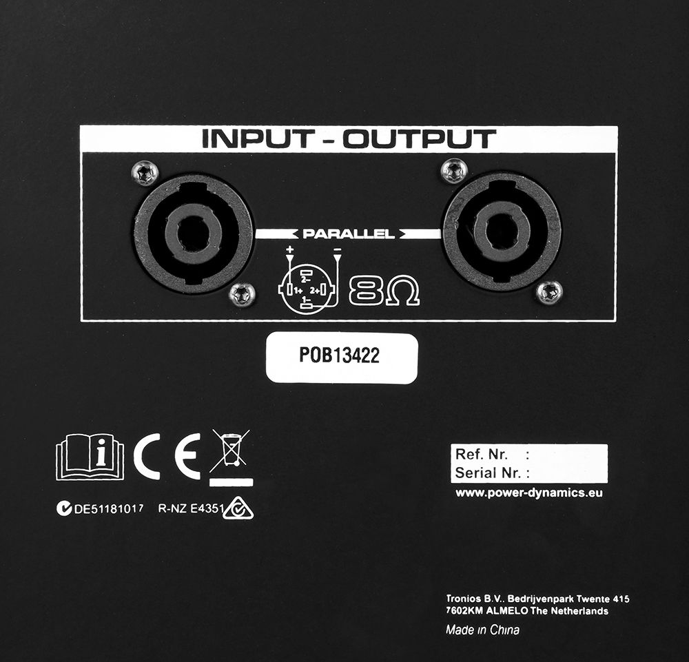 PD412P Passive Speaker 12" 1200W