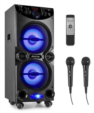 LIVE2104 Karaoke Station on Wheels 2x 10”