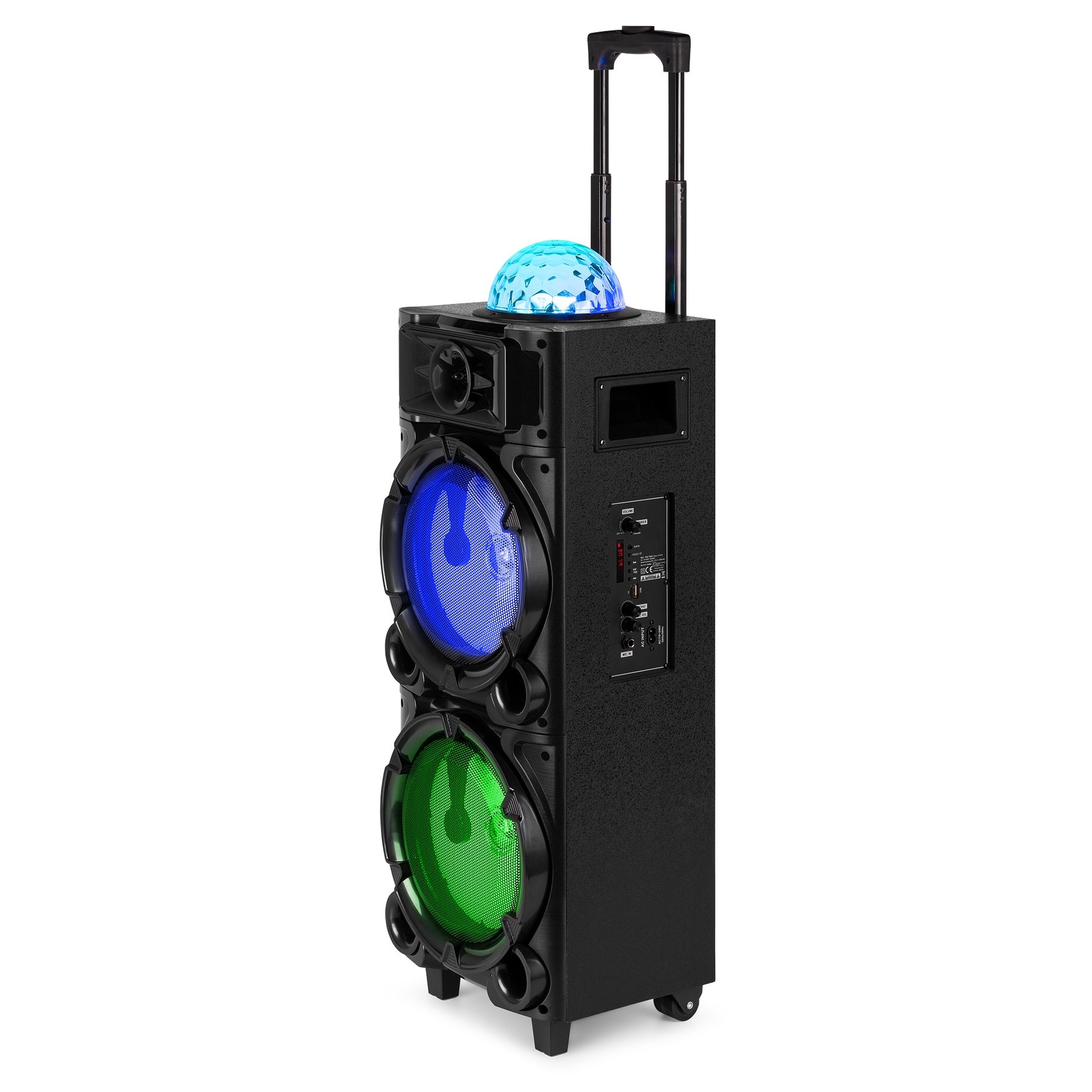 LIVE290 Karaoke Station with Light Show 2x 8”