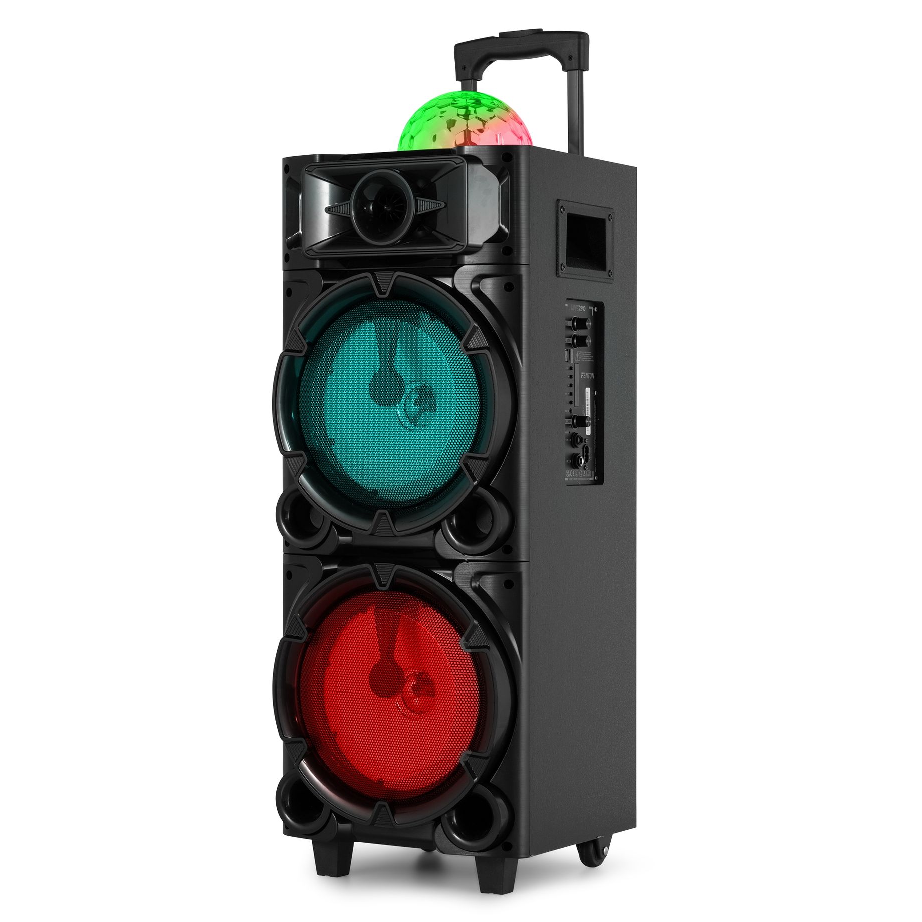 LIVE290 Karaoke Station with Light Show 2x 8”