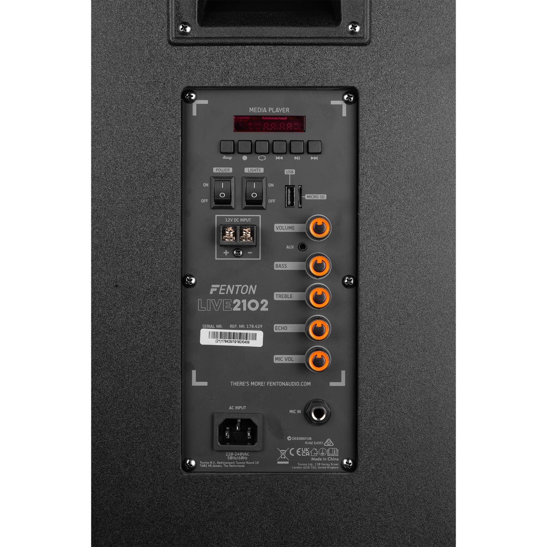 LIVE2102 Party Station 2x 10" 800W