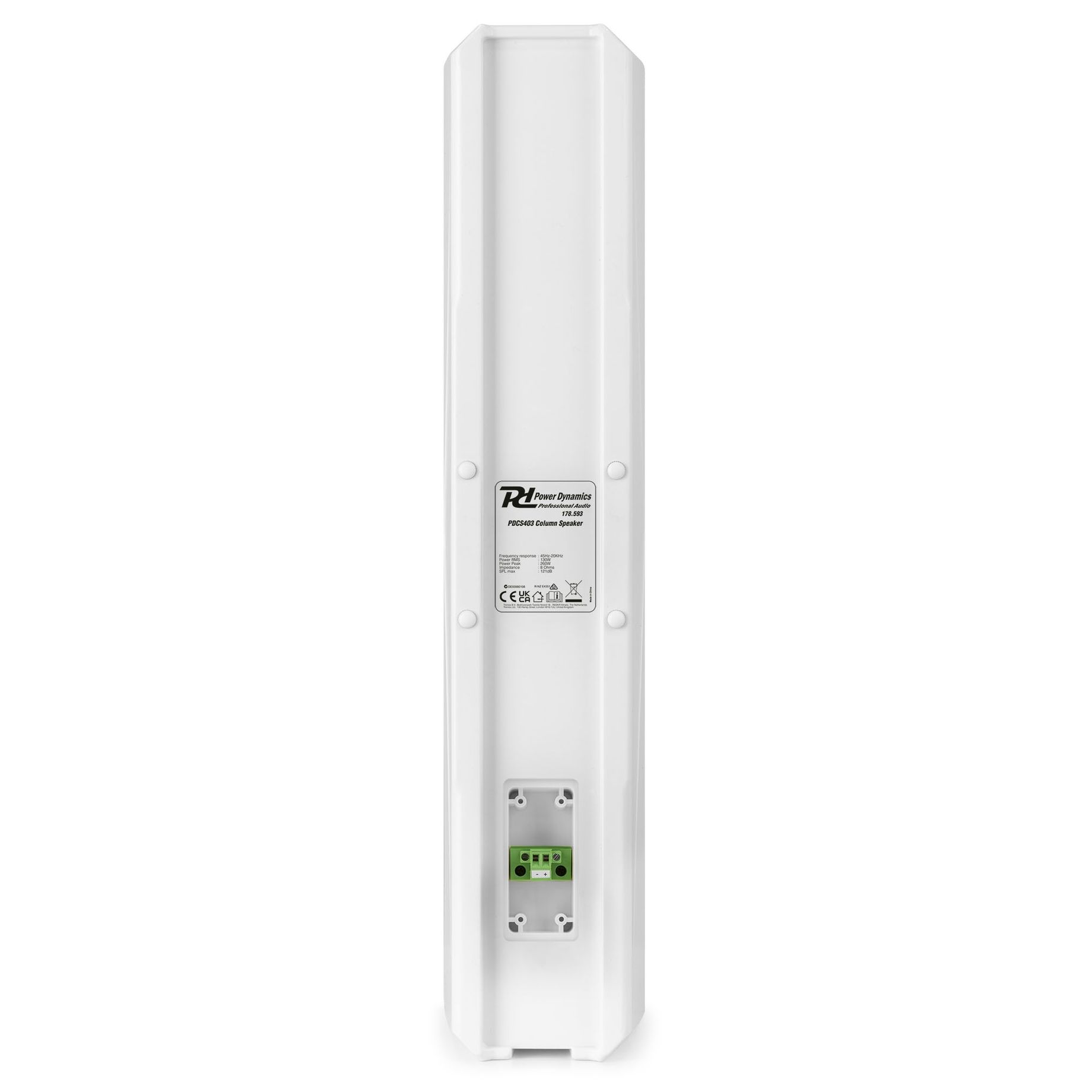PDCS403 Column Speaker White