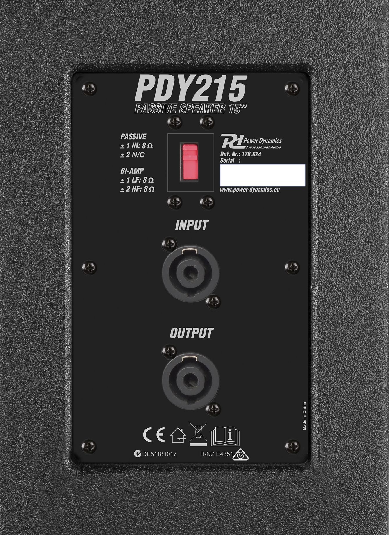 PDY215 Passive Speaker 15” 800W