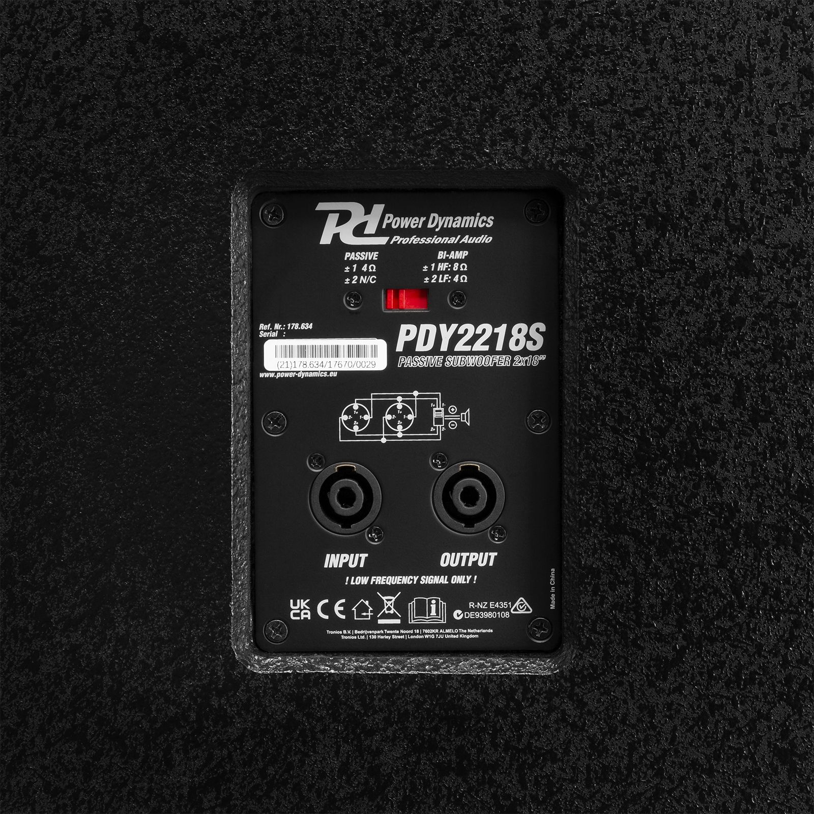 PDY2218S Passive Subwoofer 2x 18” 2000W